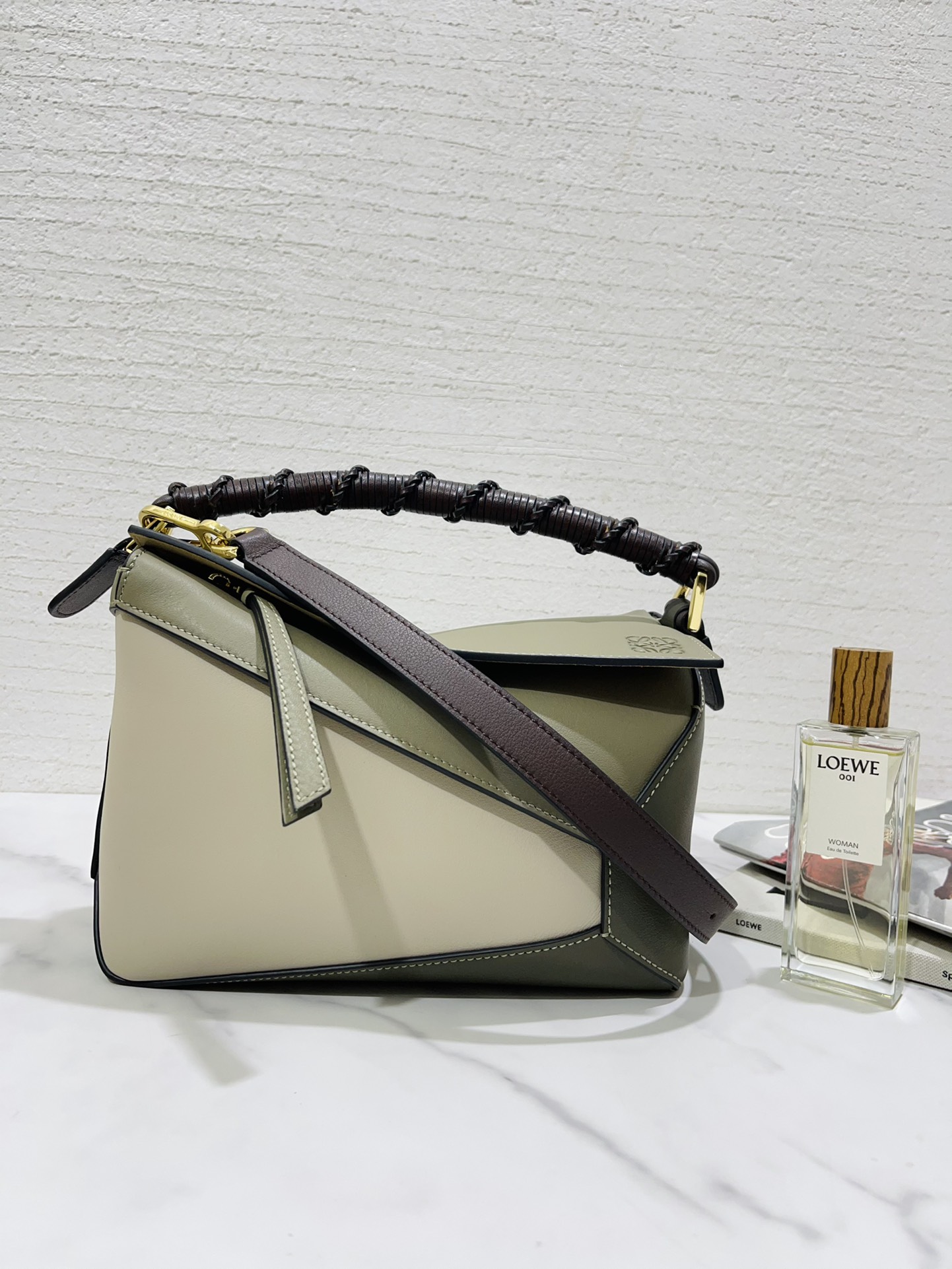 L0ew* puzzle small bag-24*10*14cm