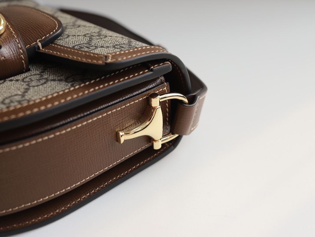 G*u*i 1955 horsebit saddle bag-18*6*6.5cm