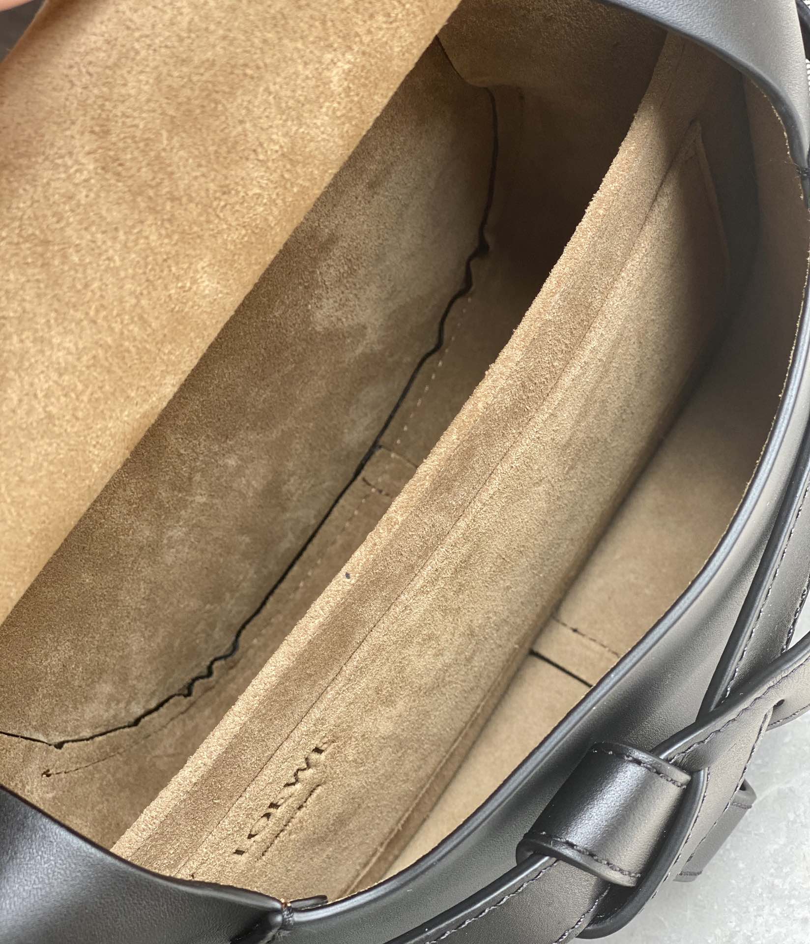 L0ew* puzzle gatedual bag-25*19*11.5cm