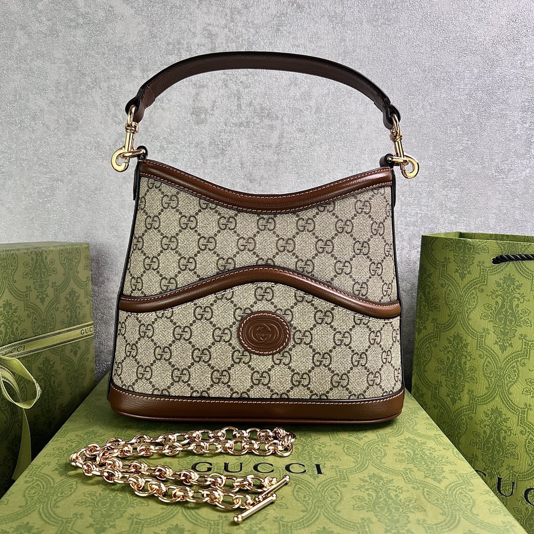 g*u*i retro gg S*p*e bucket-24.5*20*8cm