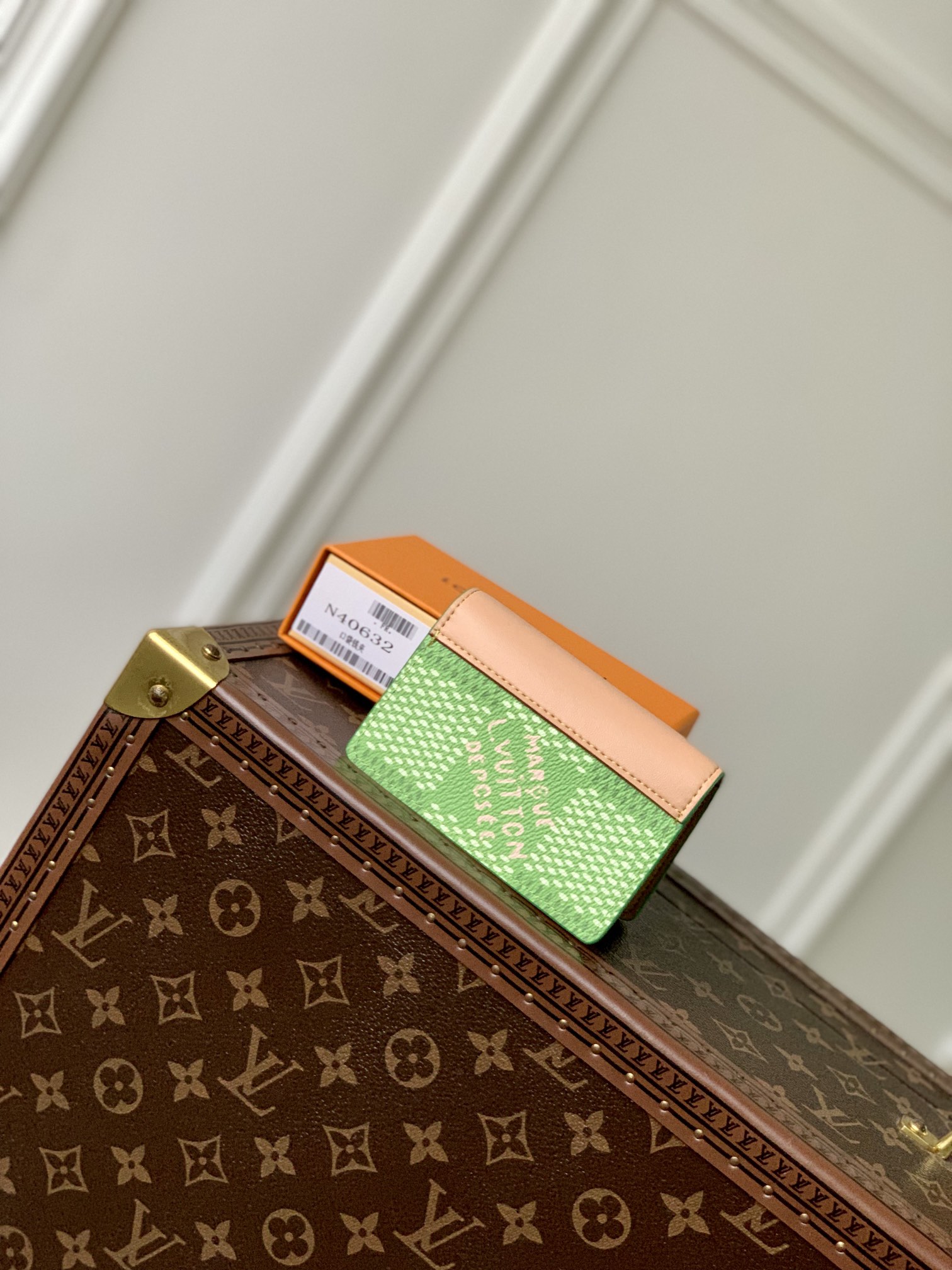 l0*is V*t0n wallet-n40632-7.5 x 11.1 x 1cm