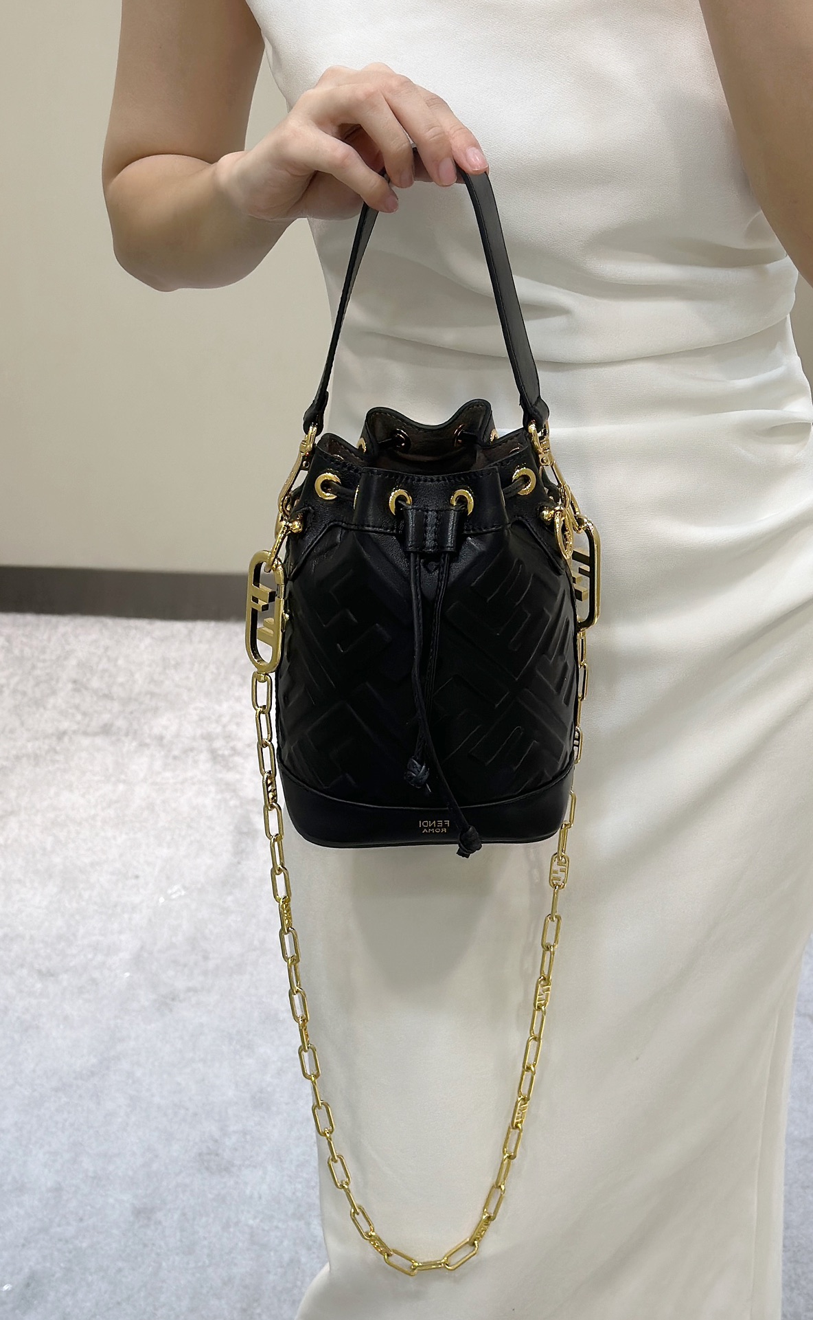 F**di mini mon tresor bag -12x18x10cm