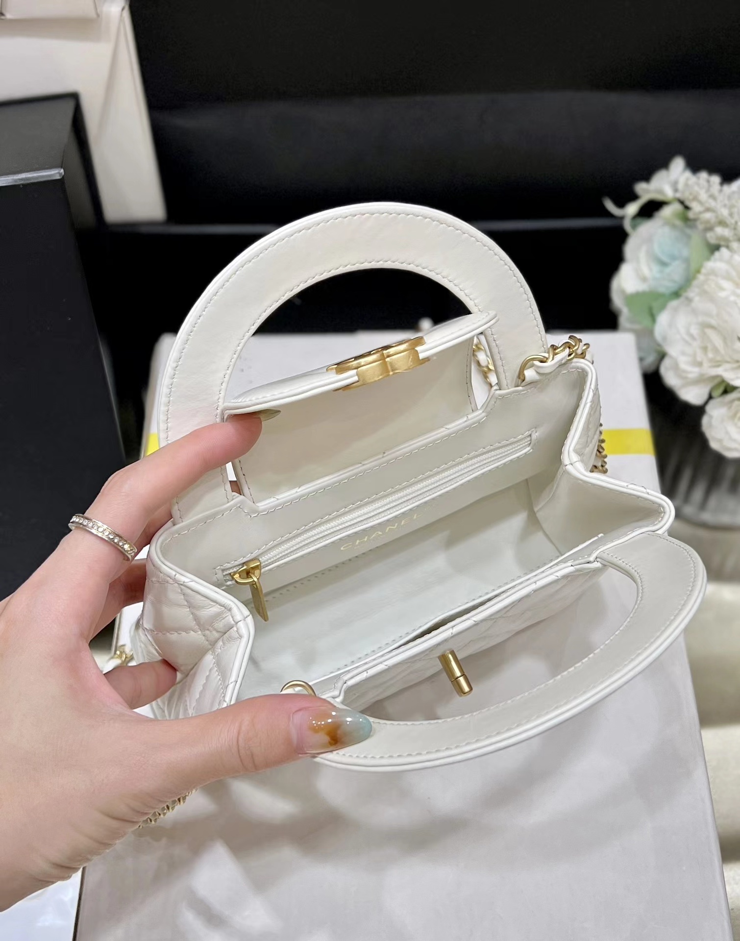 Ch@Nel Kelly Chain Bag-13*19*7CM