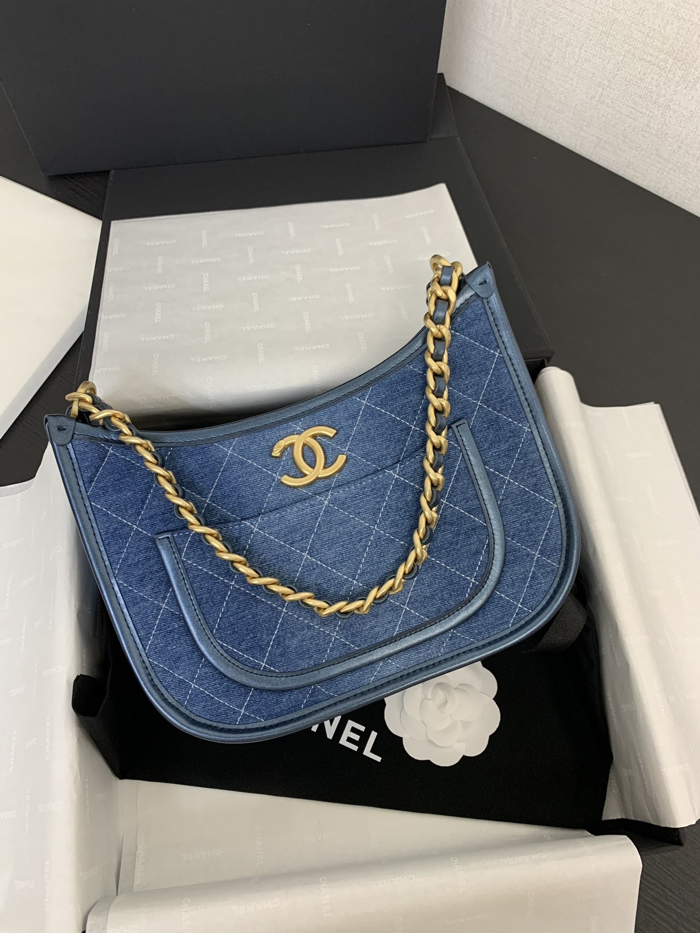 Ch@nel 2024SS Hobo Handbags-23×7×24CM