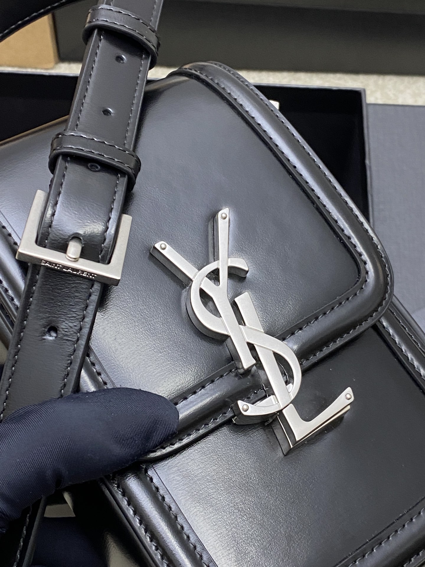 YS L Solferino Box Bag-18×11×5CM