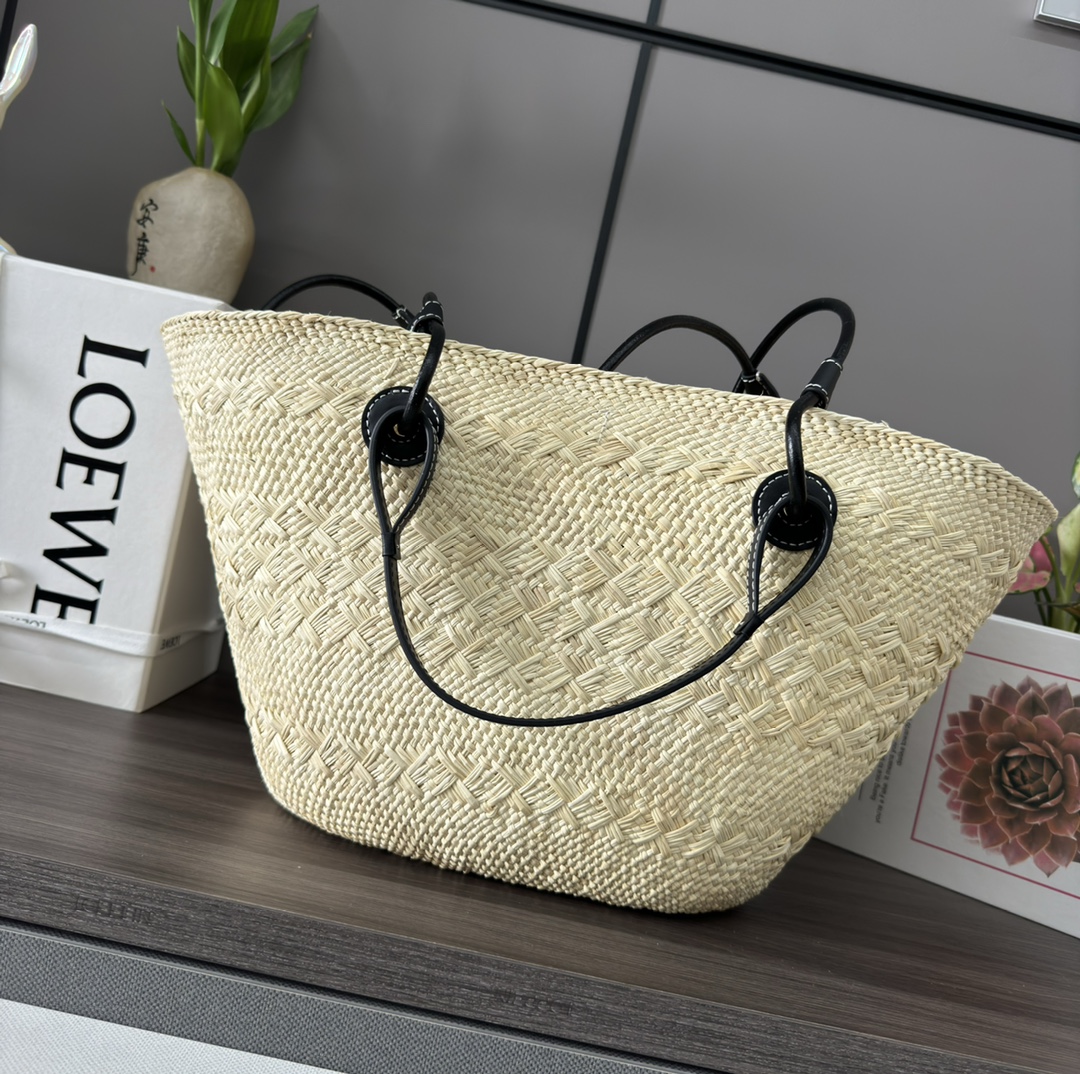 L0ew* anagram basket tote-46*27*30cm