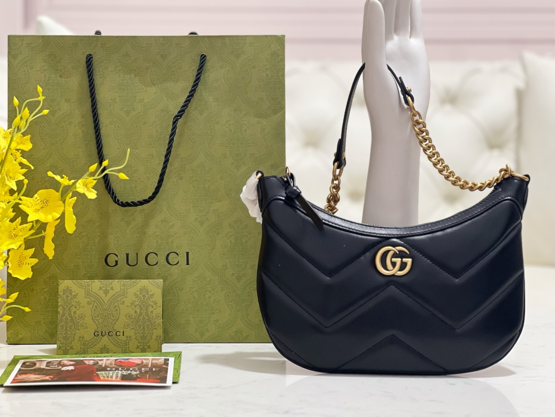 G*u*i gg marmont top handle bag-26*17*4cm