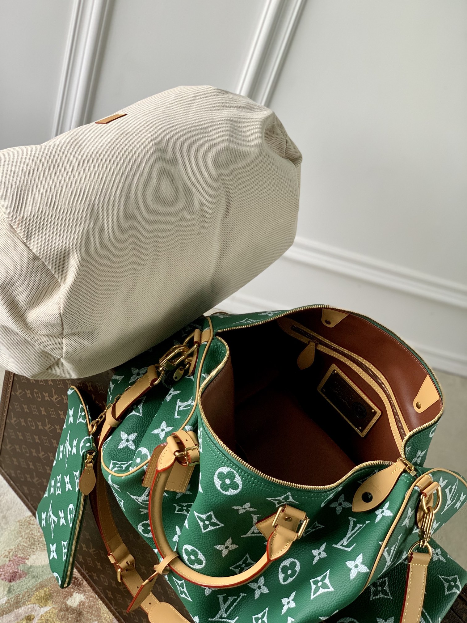 l0*is V*t0n speedy p9 bandoulière 50 monogram leather -50x32x29cm