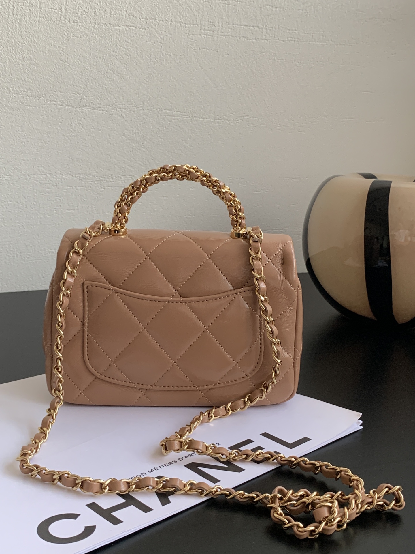 Ch@Nel Flap Bag-14×19×8.5CM