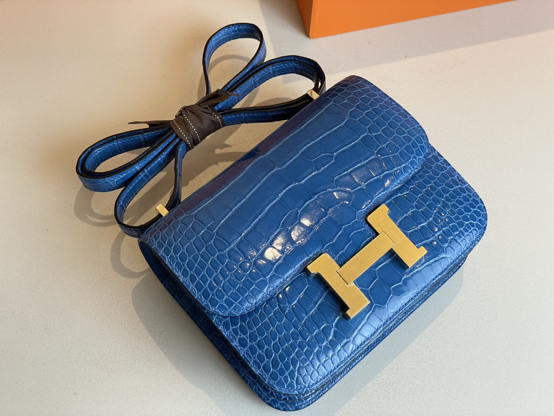 H**mes constance epsom leather-19cm