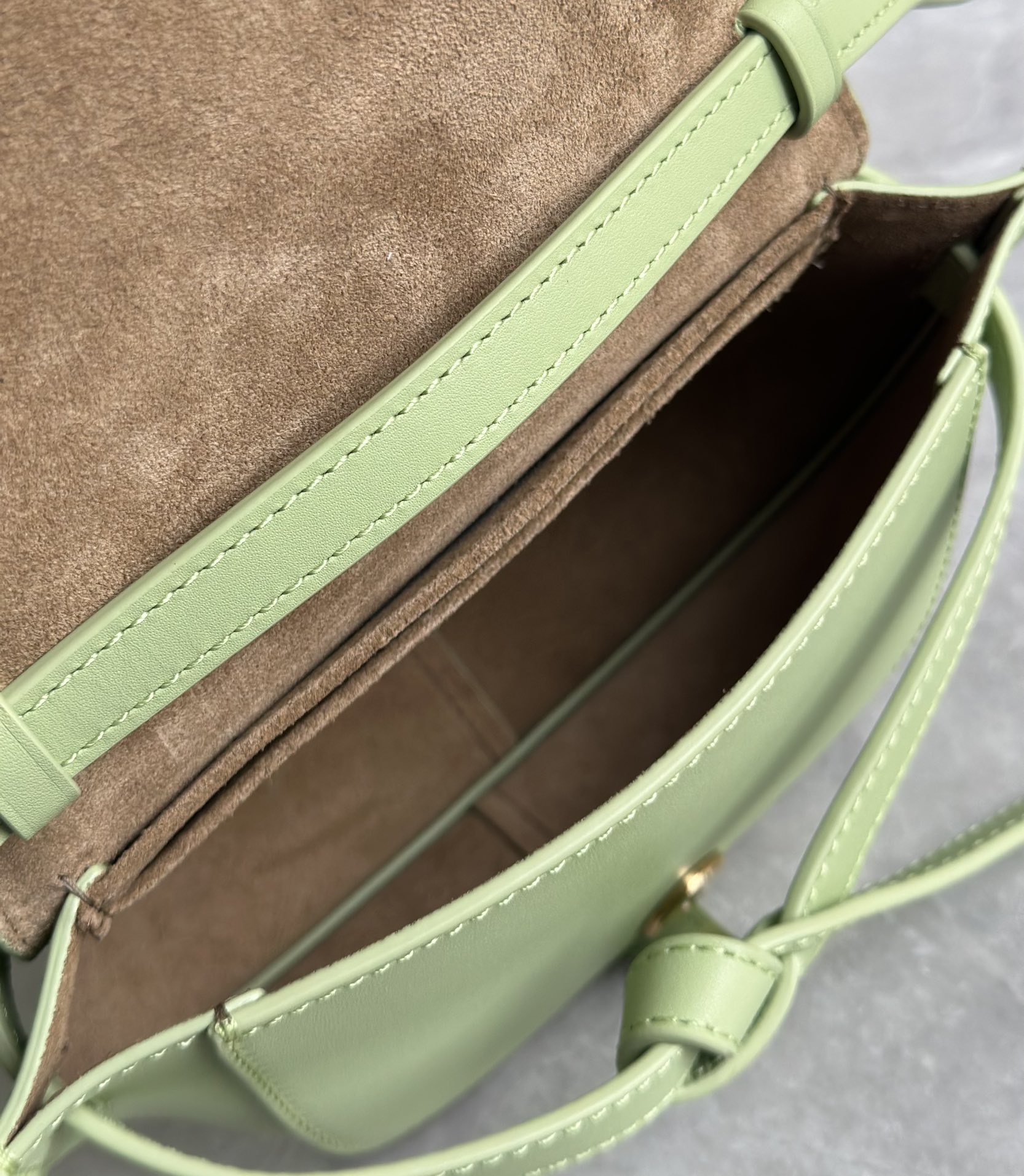 L0ew* mini puzzle gatedual bag-21*12.5*9cm