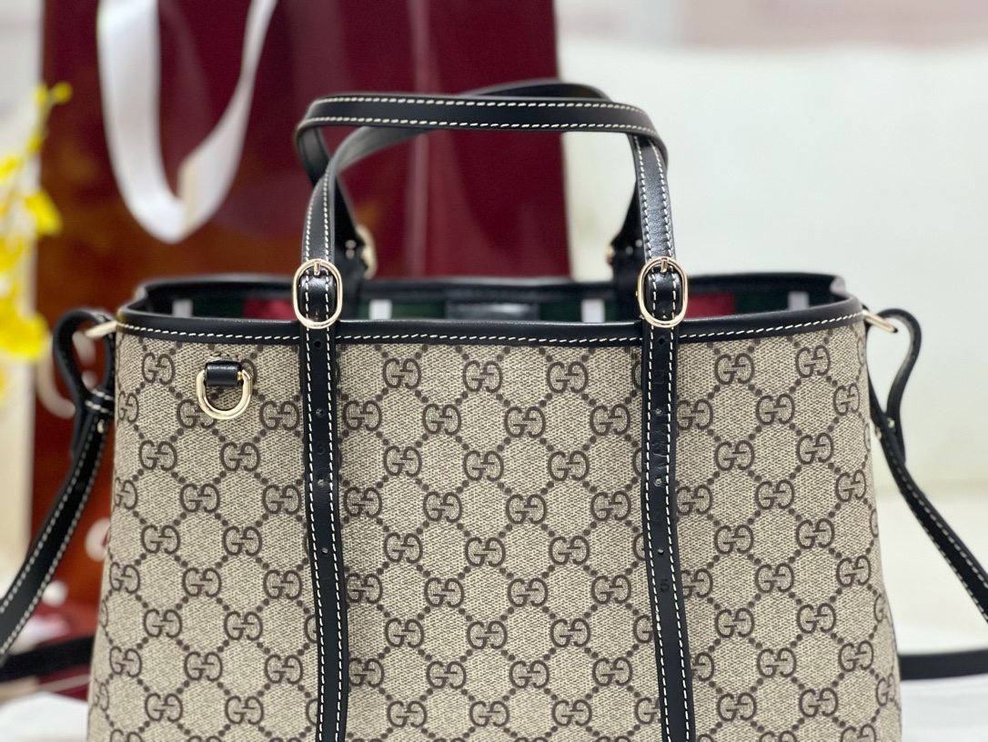 G*u*i emblem tote bag-30*18*11cm