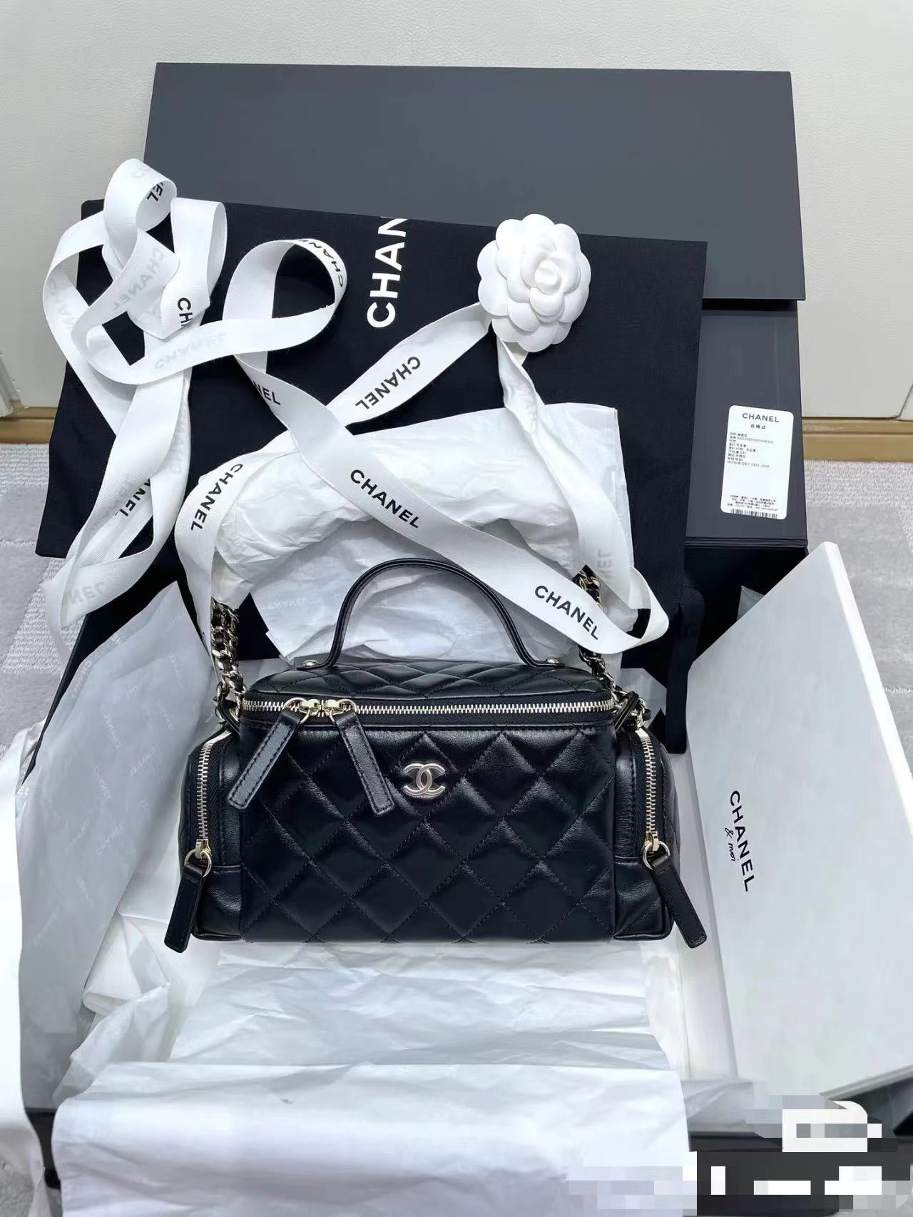 Ch@nel Cosmetic Bag-23x12x10CM