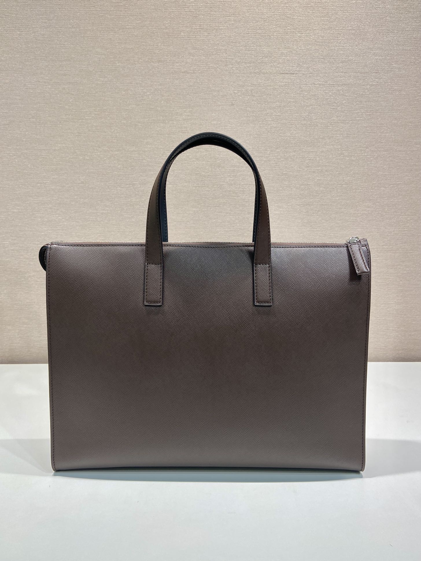 Pra*a 2vg039 saffiano leather tote bag-40*40*9cm