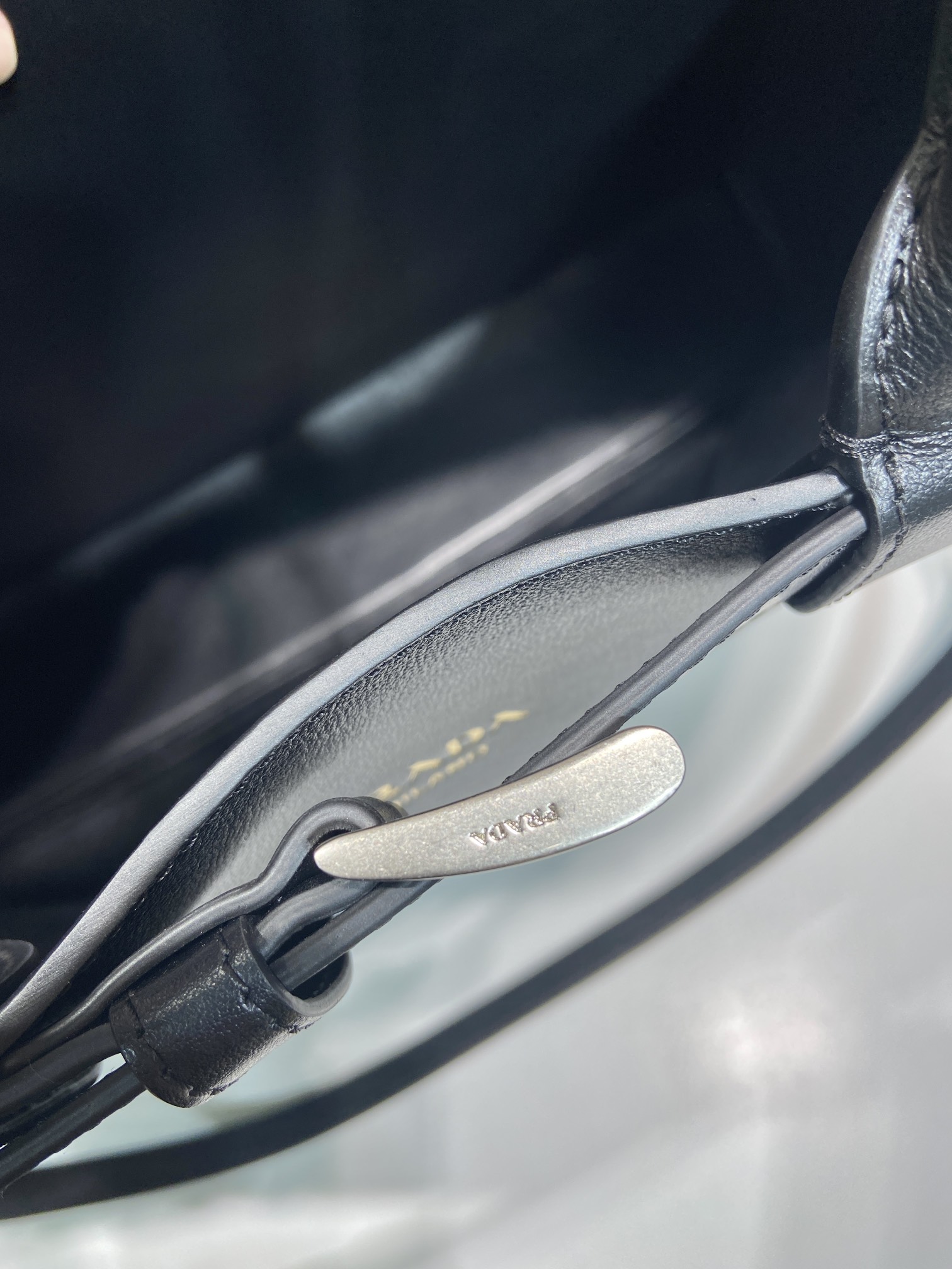 Pra*a 1bg126 tote bag-48*34*18cm