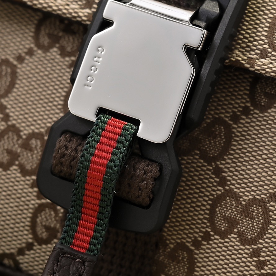 Mini GG crossbody bag in Beige and Ebony Bag-20*14*6.5CM