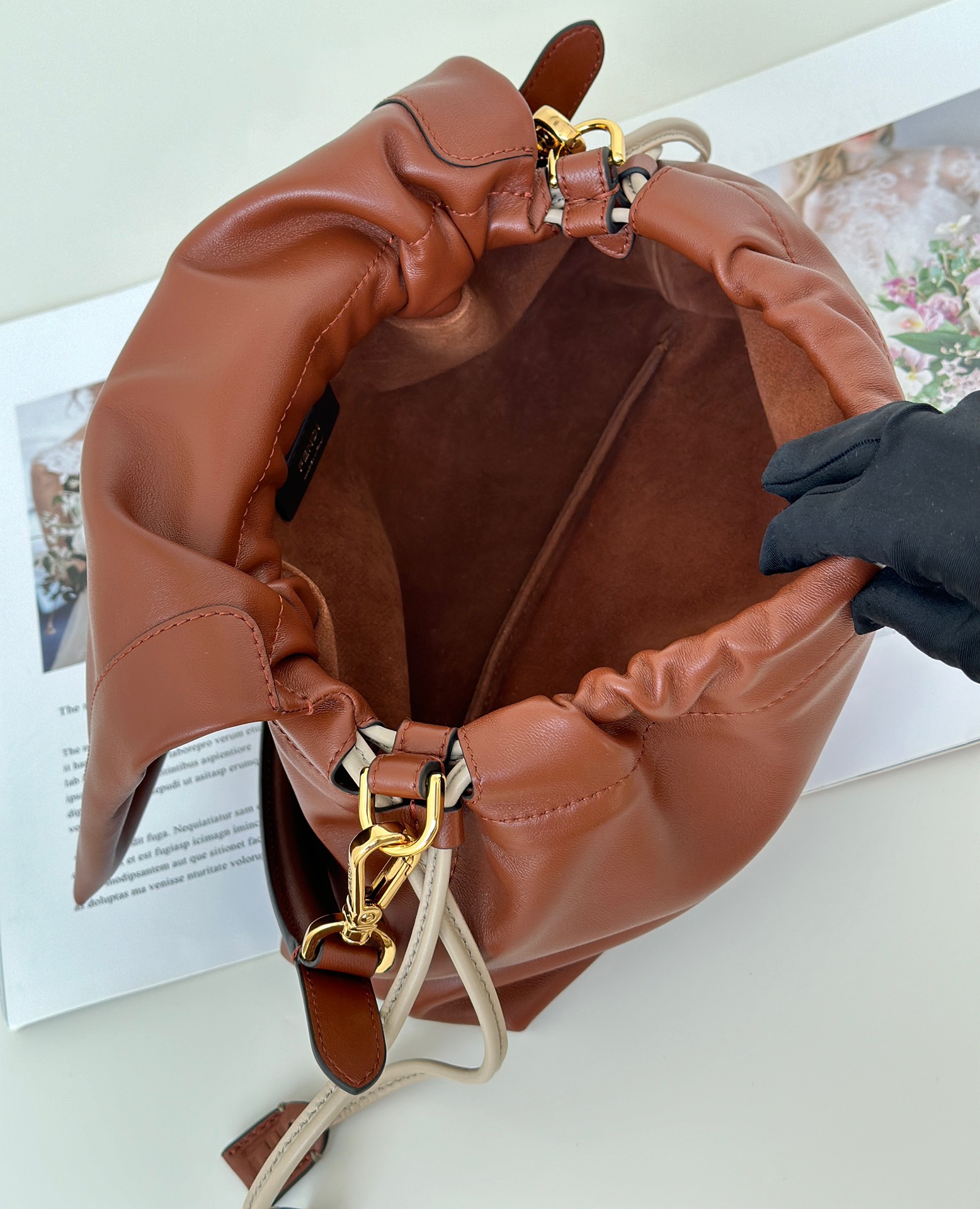 F**di mamma baguette bag-26*8*18cm