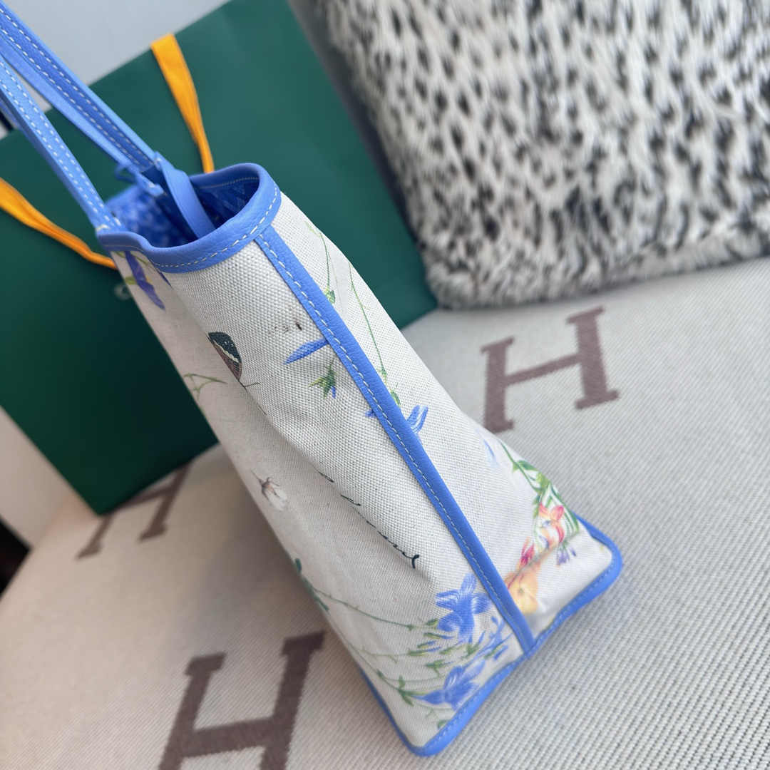 G09ard fuchsia pink reversible st. l0vis tote bag-34x15x28cm