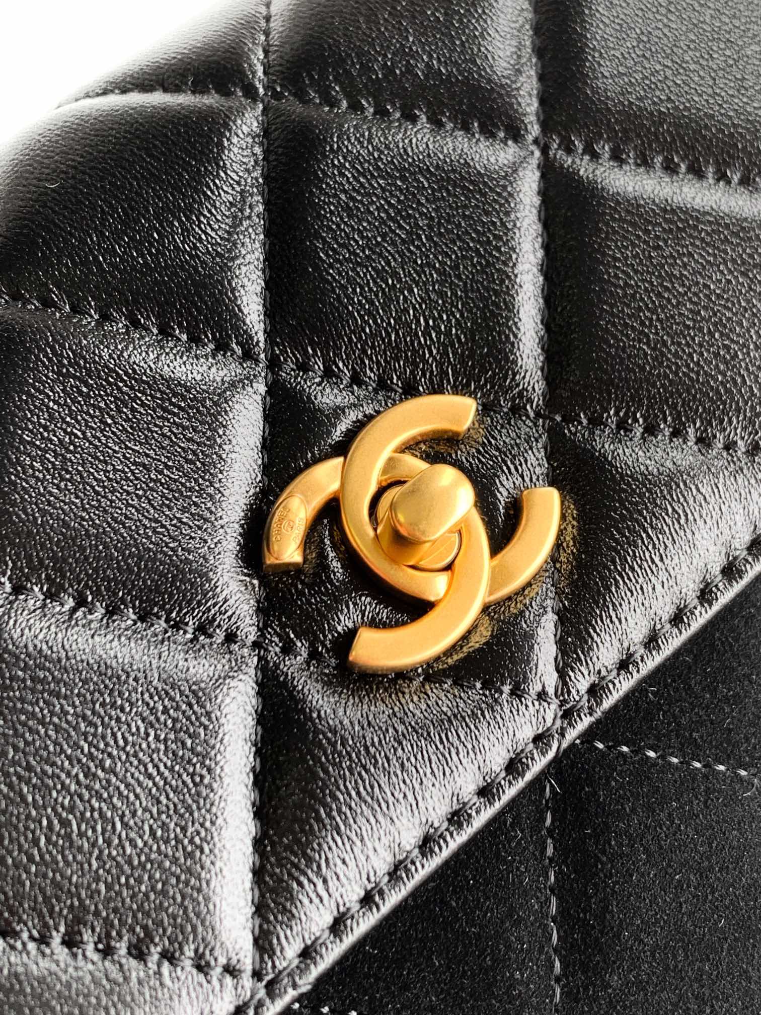 Ch@nel Flap Bag-14.5 X 18 X 6.5CM