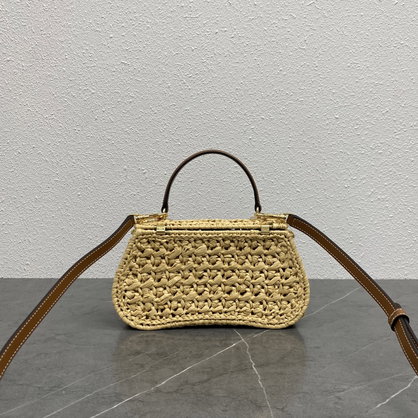 Ceili Teen Lola in Raffia Effect Textile-20x11.5x5CM