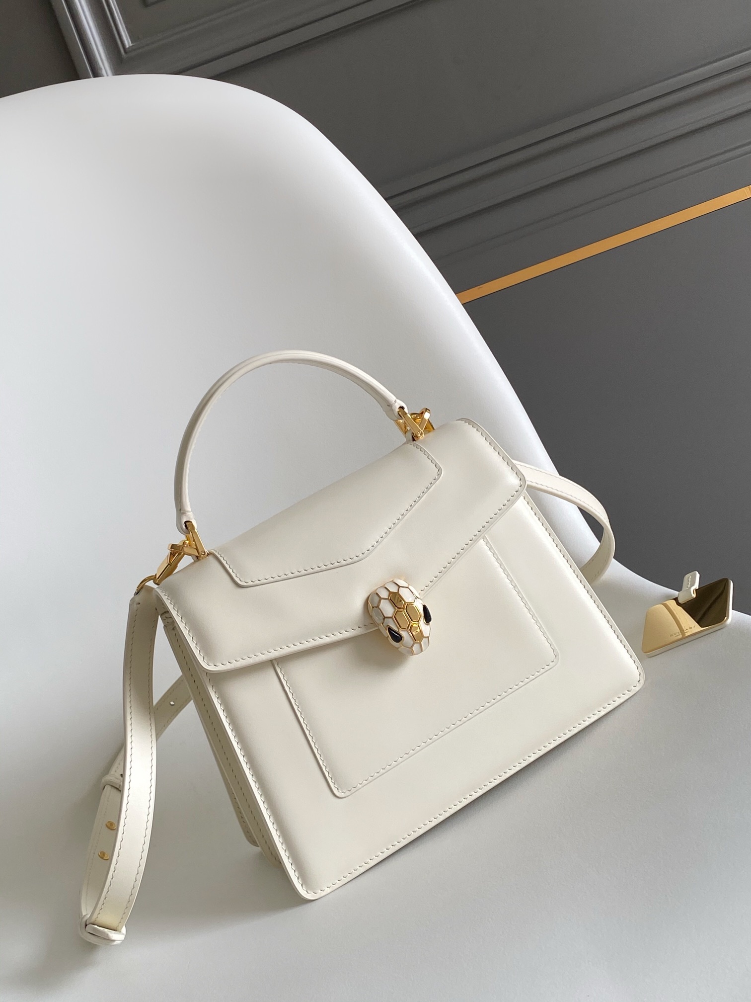 Bv1g*ai serpenti forever bag-20.5x 15x 9cm