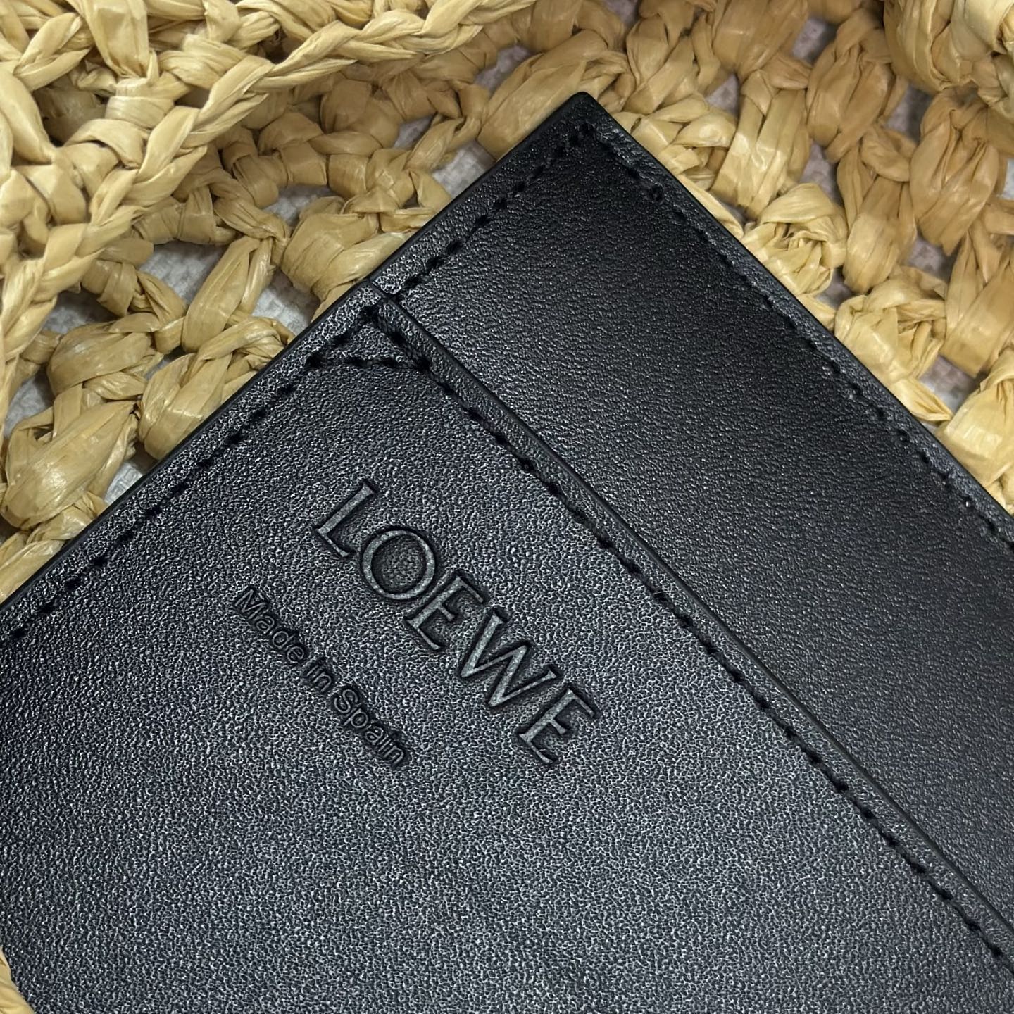 Lo*we Punch Hole Hobo Bag-34*22*24CM