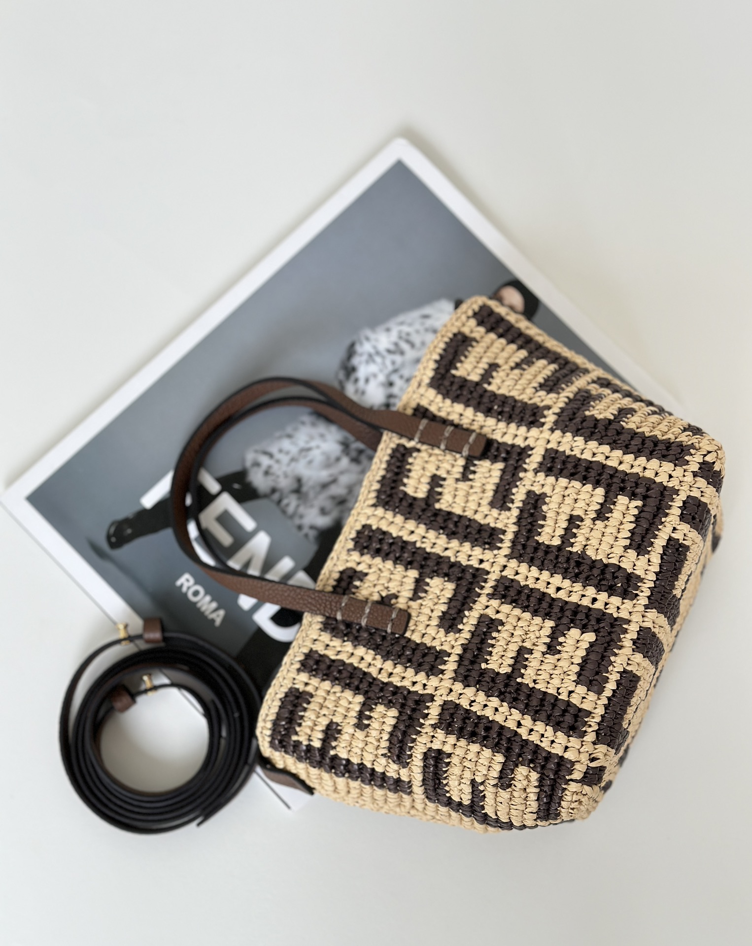 F**di tote-15.5/11/13cm