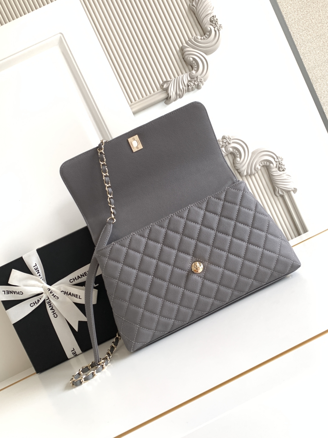 Ch@nel coco handle Flap Bag-24CM