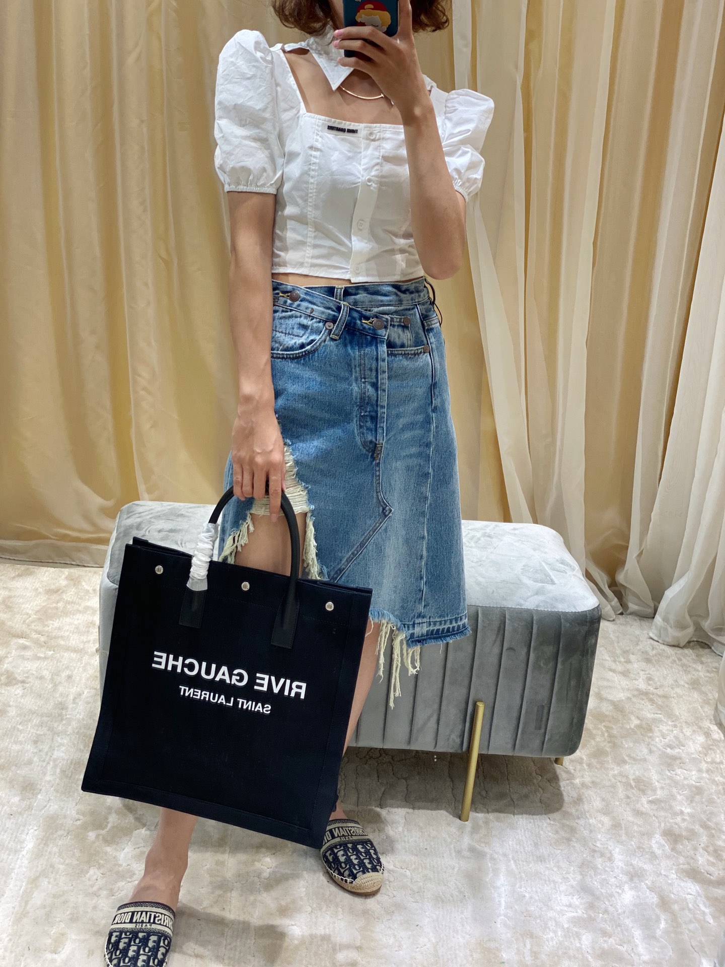 Y*L rive gauche tote bag-37.5*38*17cm