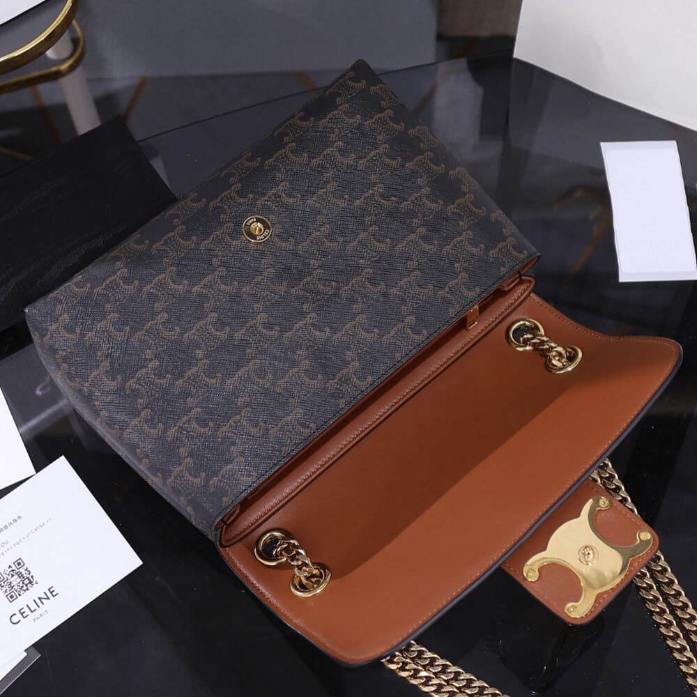 Ce**e medium Ce**e victoire bag in triomphe canvas