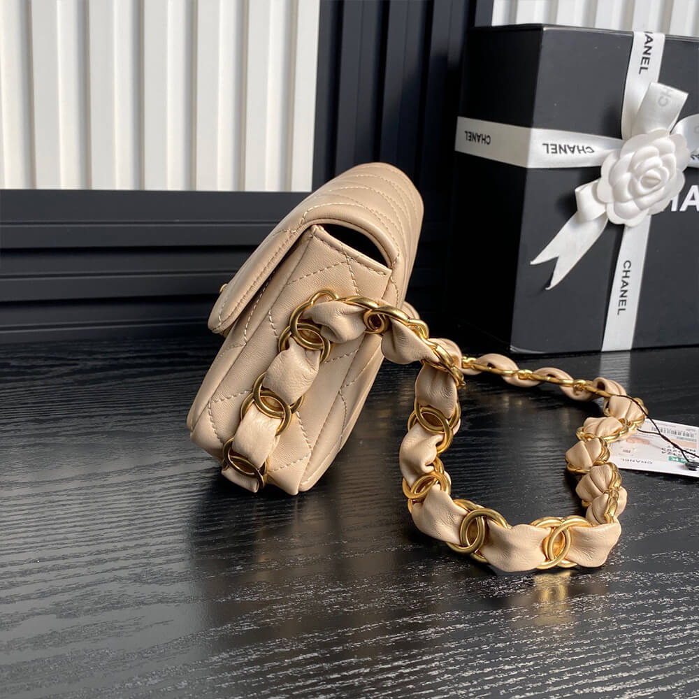 Ch*el mini flap bag(high-end grade)