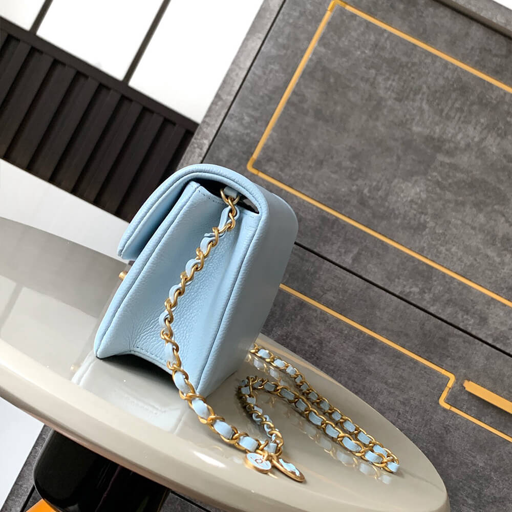 Ch*el mini flap bag(high-end grade)